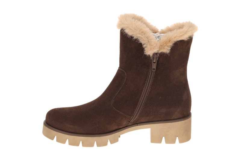 Gabor Stiefelette braun Fellkragen 8018.04.003