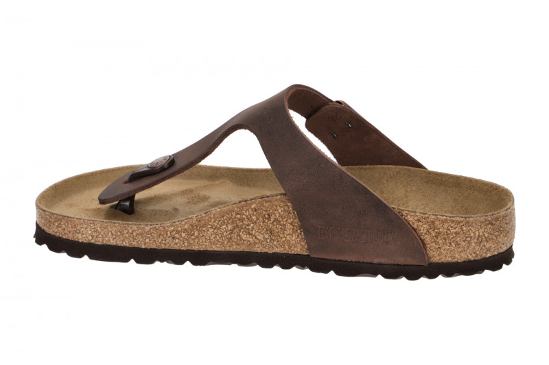 Birkenstock Gizeh Pantolette braun Normal-Weit 743831