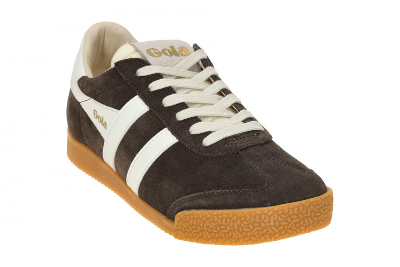 Gola Elan Schuhe Sneakers braun weiß Damen CLB538