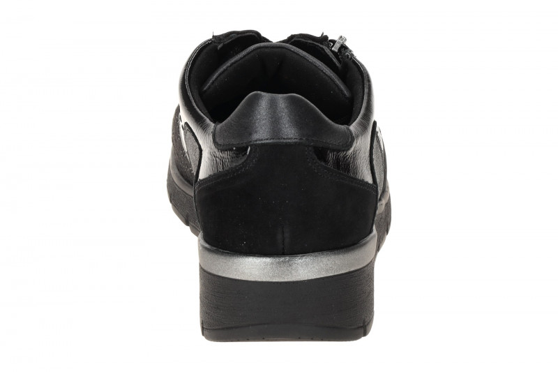 Waldläufer Ramona Schuhe schwarz K-Weite OrthoTritt Leder-Mix