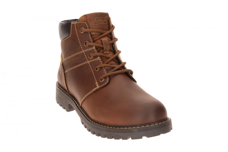 camel active Bust Stiefelette Schuhe braun tan Warmfutter