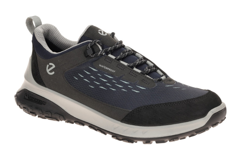 Ecco Ult-Trn Schuhe blau schwarz Waterproof 824364