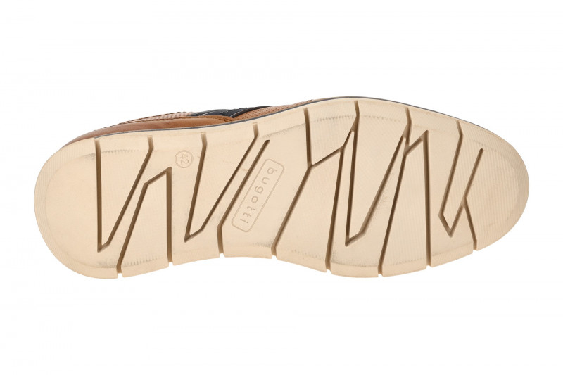 bugatti Sprinter Schuhe Sneakers braun cognac ARY01