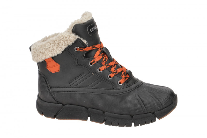 Geox Flexyper Winter Kinder Stiefel schwarz Warmfutter J269XE