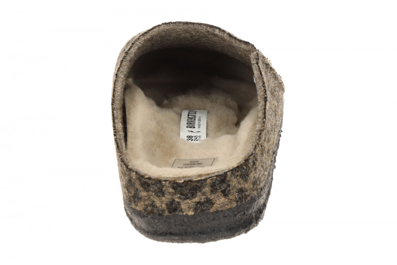 Birkenstock Zermatt Rivet Hausschuhe Clogs braun Leo SCHMAL 1030844