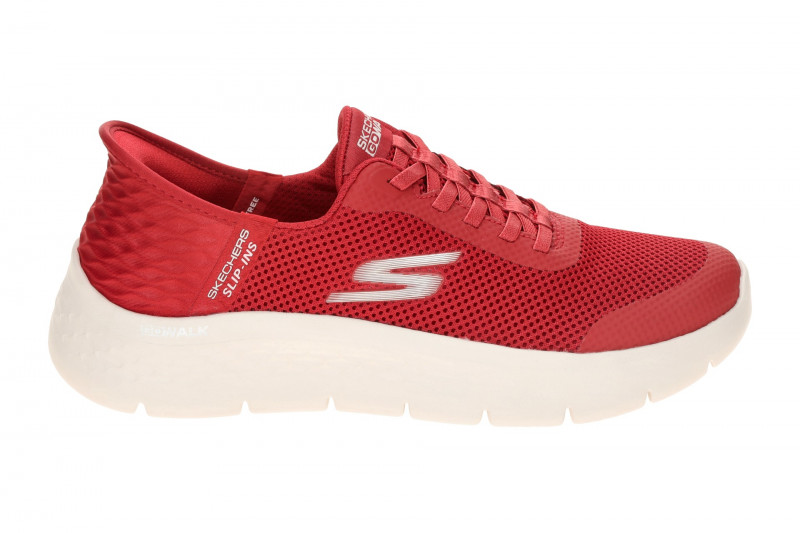 Skechers Go Walk Flex Schuhe rot SLIP-INs 124836