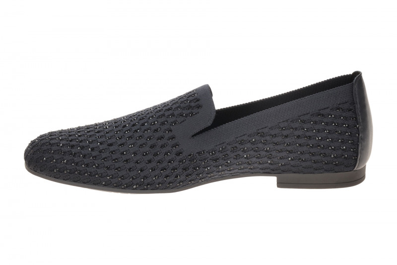 Gabor Slipper Loafer blau Strass Funkel 85.216.49