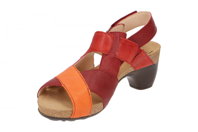Think Traudi Sandale rot orange pink