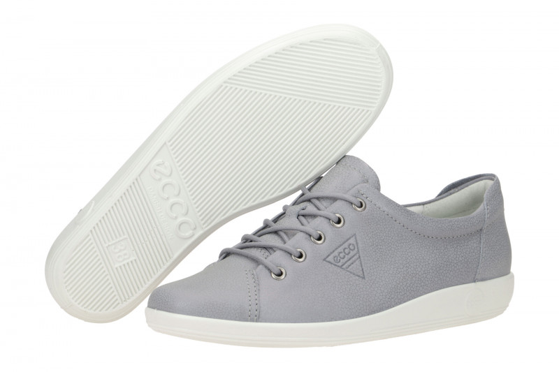 Ecco Soft 2 Schuhe grau blau 206503