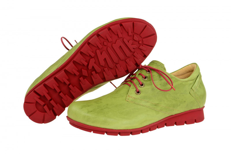 Think Menscha Schuhe grün rot