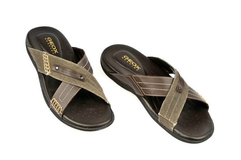 Geox Kimono Pantolette braun