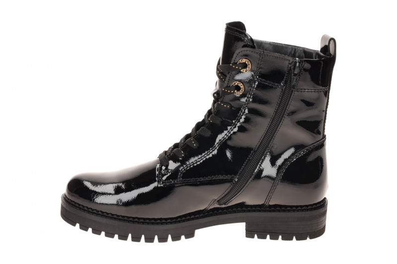 Gabor Stiefel Boots schwarz Lack H-Weite 8024.05.002