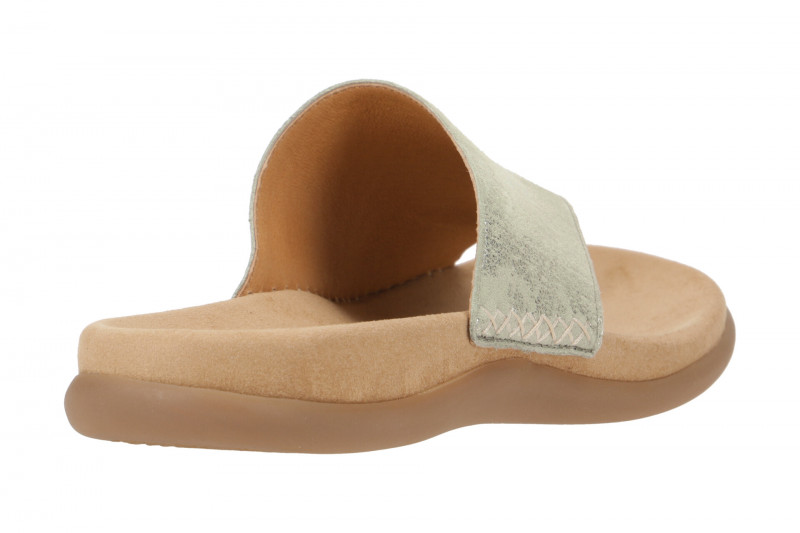 Gabor Pantolette mint grün metallic Zehentrenner 23.700.63