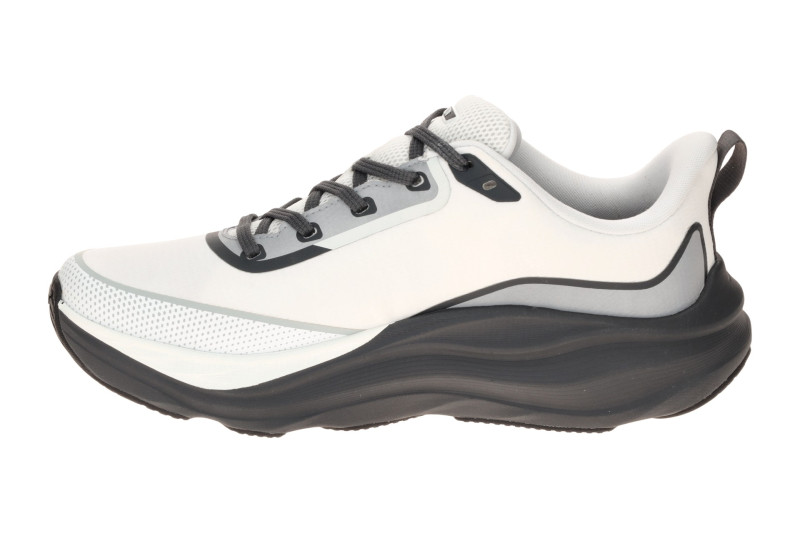 Skechers Max Run Schuhe weiß creme Sportschuhe Damen Waterproof
