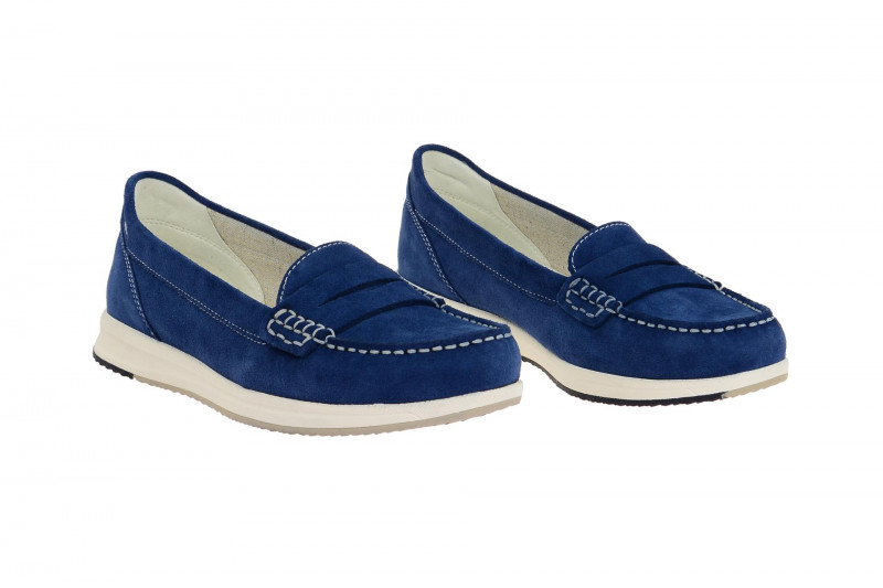 Geox Avery Mokassin Slipper blau D62H5C