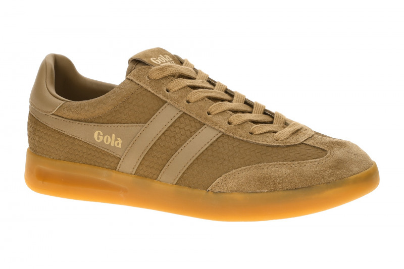 Gola Cyclone Marque Schuhe Sneakers braun Herren Flecht CMB922