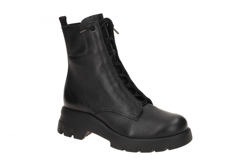 Paul Green Plateau Boots schwarz Gummizug Glattleder 8216