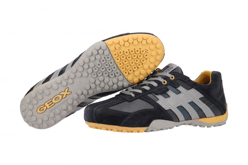 Geox Snake Schuhe blau gelb U4207K