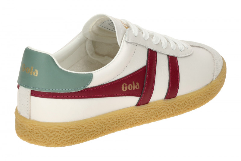 Gola Medallist Schuhe Sneakers weiß rot Damen CLB739