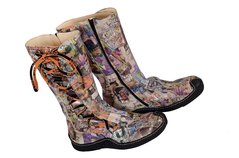 Eject Skat Stiefel print Muster 15055