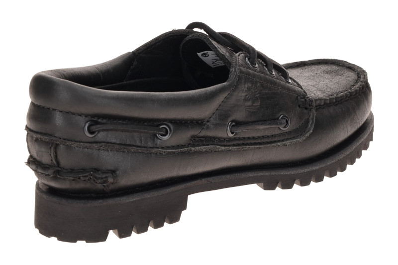 Timberland Authentic Schuhe schwarz Bootsschuhe Kroko 0A2GNV