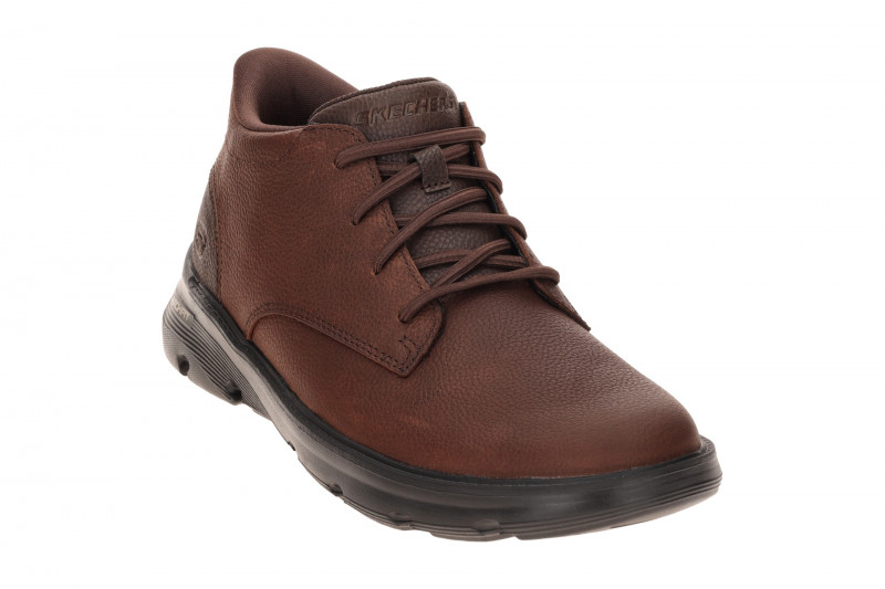 Skechers Arch Fit Herren Mid Schuhe Slipper braun Slip Ins 205514