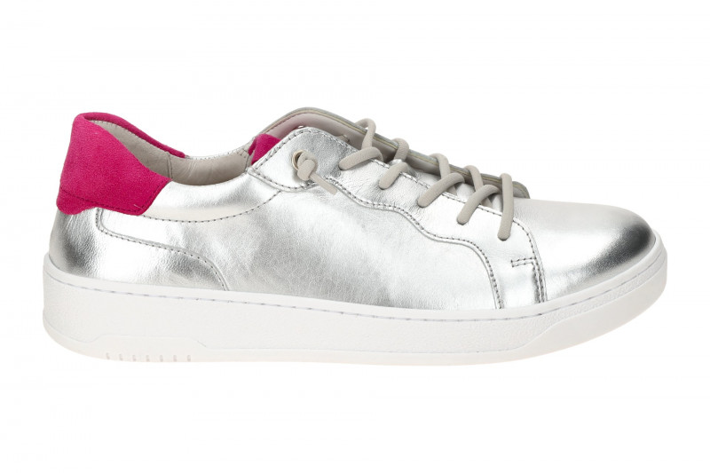 Gabor Schuhe Sneakers silber metallic 63.342.61