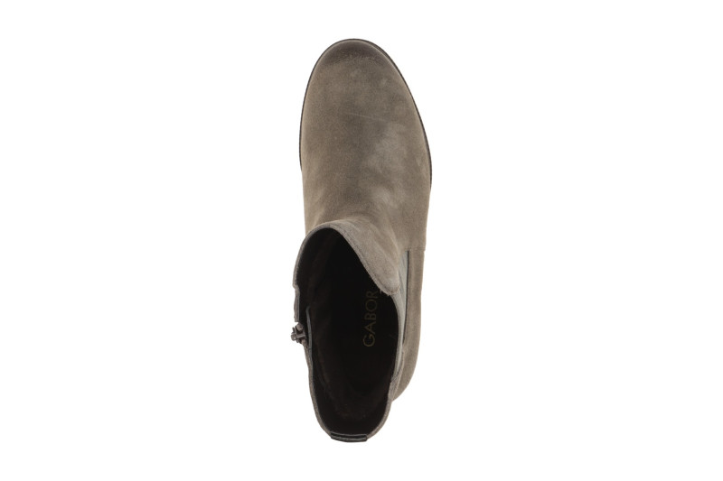 Gabor Stiefelette Ankle Boots taupe grau H-Weite 8064.02.007