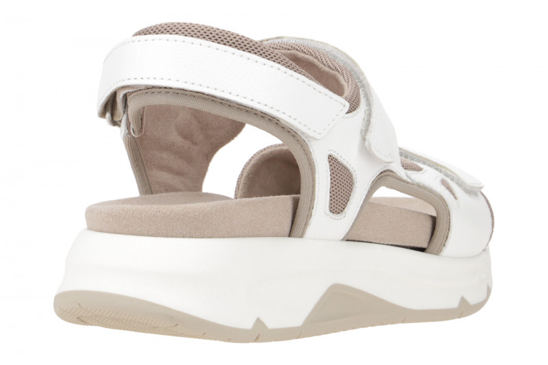 Gabor RollingSoft Sandale weiß Glattleder 86.889.60