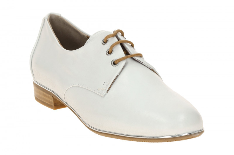 Everybody ALOE Schuhe weiß Glattleder silber Rahmen