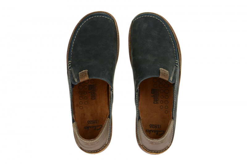 Clarks Trapell Form Schuhe blau Slipper