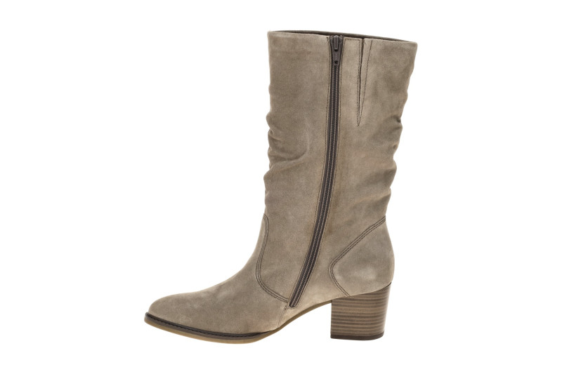 Gabor Stiefel grau Mid Rise gerafft 8041.02.001