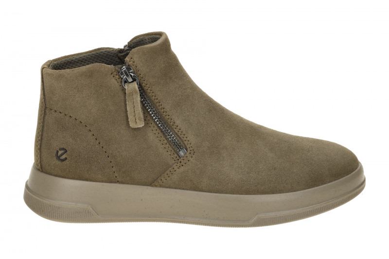 Ecco Move Stiefelette taupe grau Damen Zip 223823