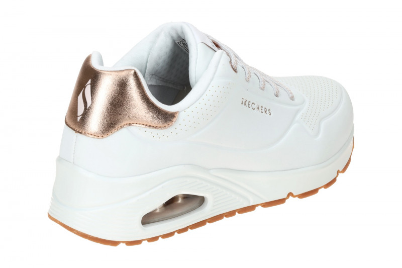 Skechers Uno Schuhe Slipper weiß Damen Sneakers 155196
