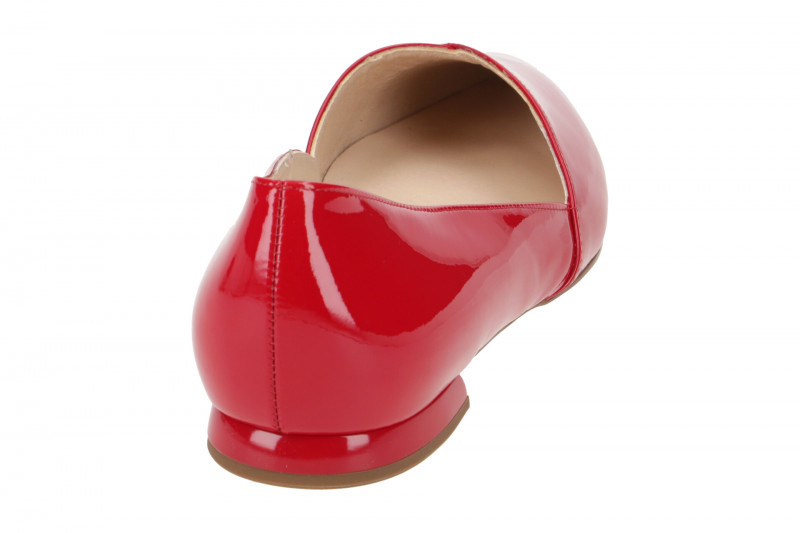 Högl Boulevard Ballerina Schuhe rot Lack 0004