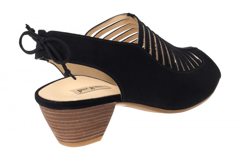 Paul Green Sandaletten dunkelblau Samt Velour 6589