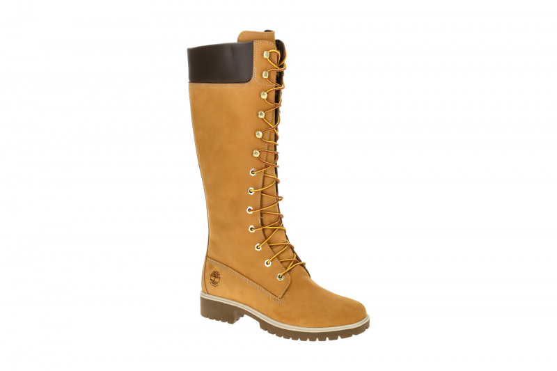 Timberland Premium Schaftstiefel 14 Inch Damen gelb Wasserdicht