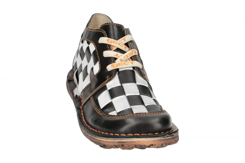 Eject Dunas Schuhe schwarz weiß Karo Herren 10036