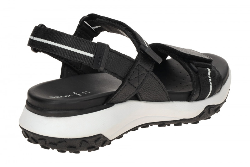 Geox Sorapis Sandalen Damen schwarz Grip D35TBB