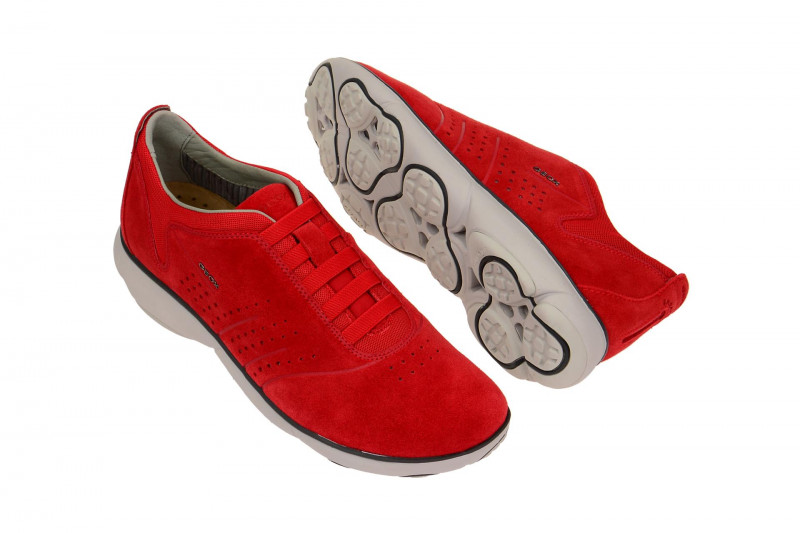 Geox Respira Nebula A Slippers in rot Herren Sneakers