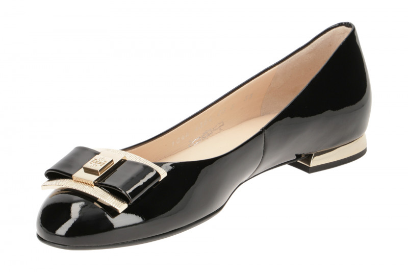 Högl Ballerinas schwarz Lackleder 1044