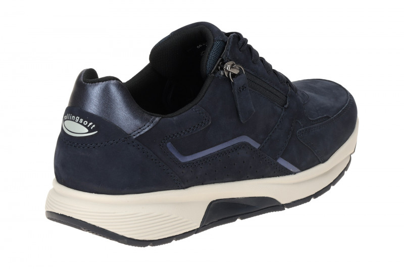 Gabor RollingSoft Schuhe blau Nubuck 76.878.46