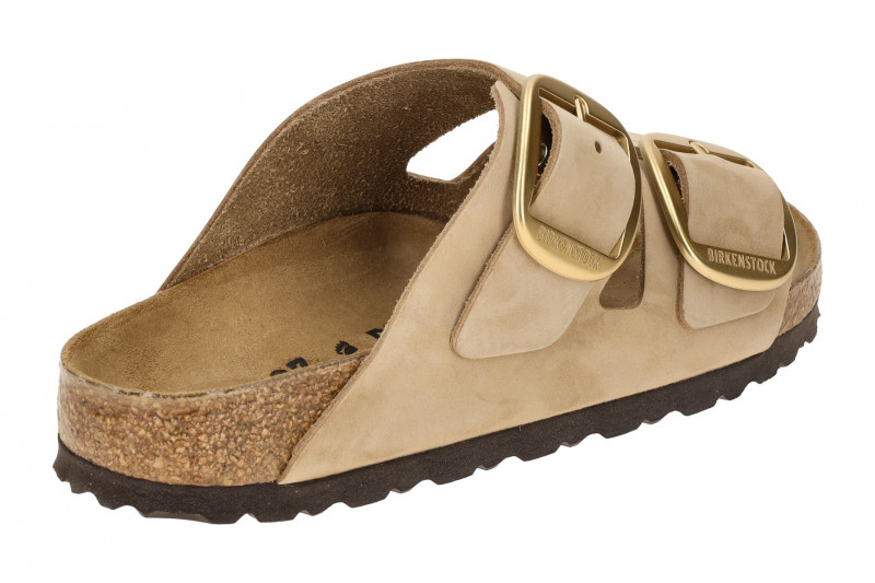 Birkenstock Arizona Big Buckle Pantolette beige sandcastle SCHMAL