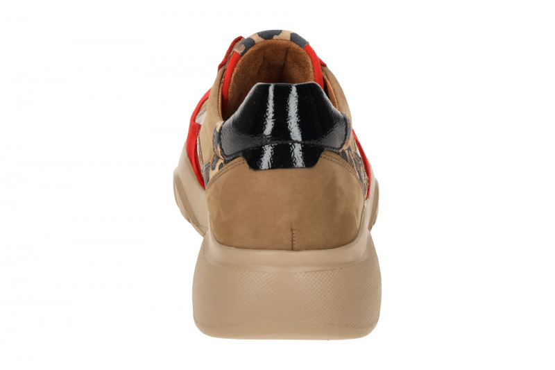 Gabor Fashion Schuhe Sneakers hellbraun rot Luchs 73.451.13