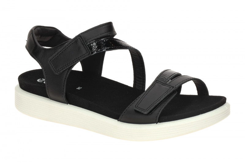 Ecco Soft Sandalen schwarz Riemen 238803