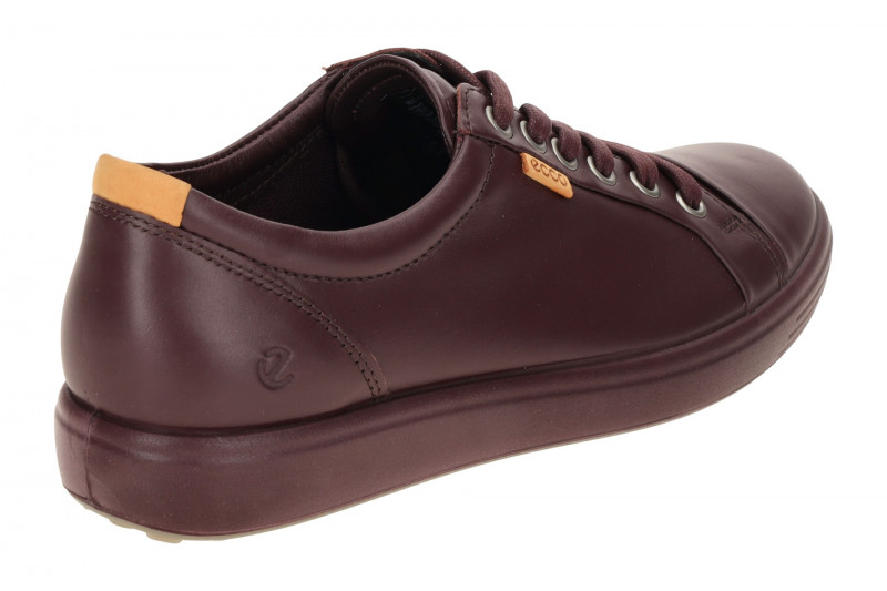 Ecco Soft 7 Schuhe dunkelrot fig Damen Sneakers