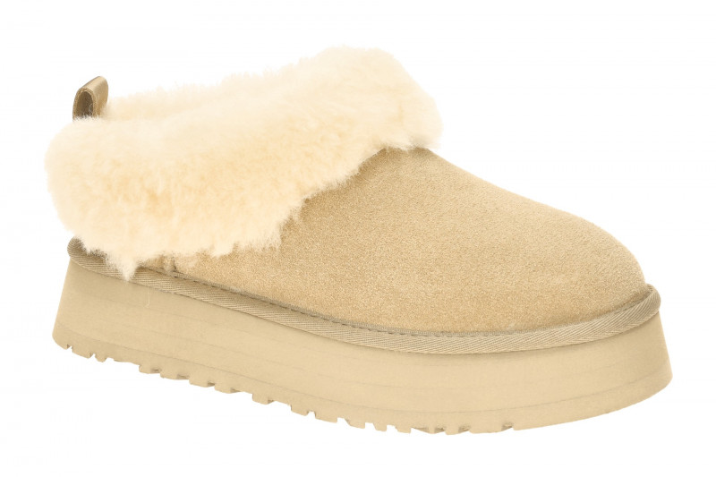 UGG Tazzele Boots Plateau Slipper beige Warmfutter