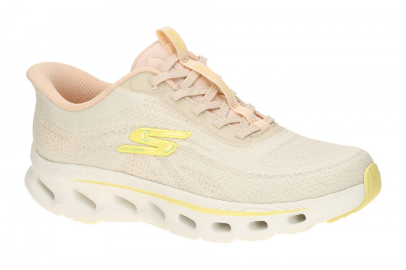 Skechers Go Walk Gliede Step Slipper beige rosa SLIP-IN 125144