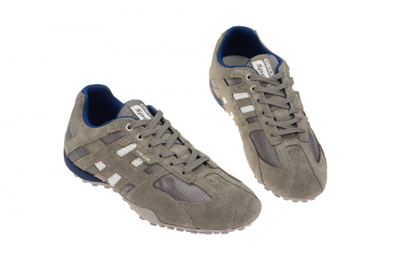 Geox Respira Snake K Sneakers in grau blau Herrenschuhe
