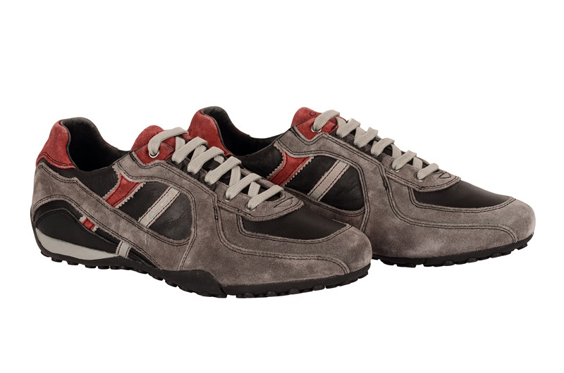 Geox Snake A Schuhe grau schwarz U2407A